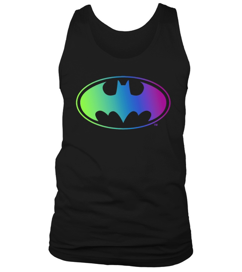 Batman Neon Logo Colors T-Shirt Unisex Tank Top Unisex