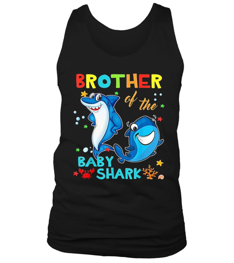 Brother Of The Baby Shark Birthday Brother Shark Tank Top Unisex