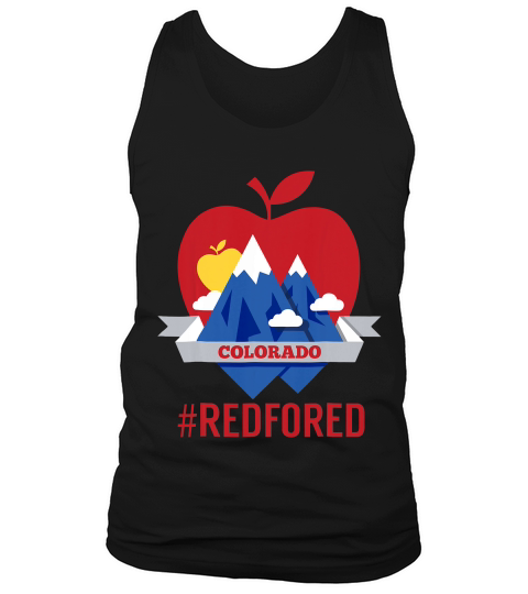 Colorado Teacher Shirt Red For Ed Colorado Tank Top Unisex