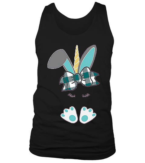 Unicorn Bunny Kids Easter Tank Top Unisex
