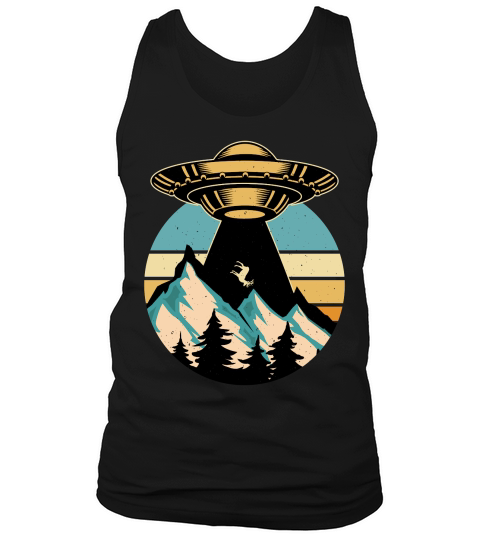 Vintage UFO Alien 28 Tank Top Unisex