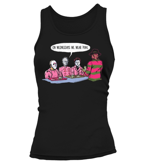 Horror On Wednesdays we wear pink Tank top Woman