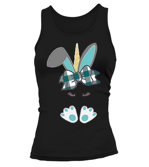 Unicorn Bunny Kids Easter Tank top Woman