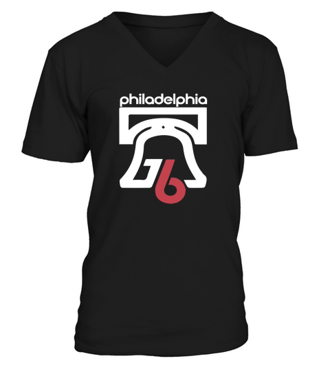 Philadelphia Vintage Liberty Bell Shirt V-Neck T-shirt