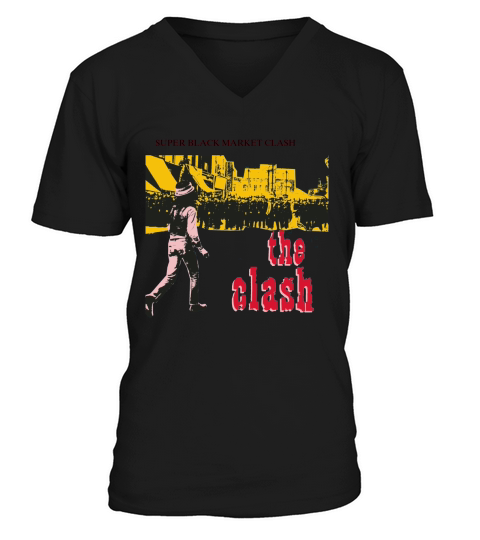 The C - Super Black Market Clash. V-Neck T-shirt
