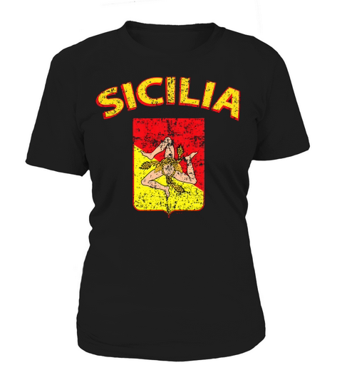Sicilia Italia Flag, Sicilian, Sicily Italy, Sicilia T-shirt Women's T-Shirt