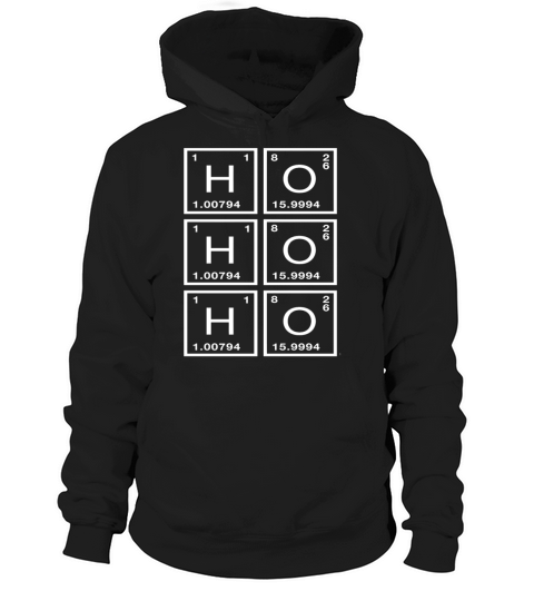 Ho Ho Ho Chemistry Christmas Formula Hoodie Unisex