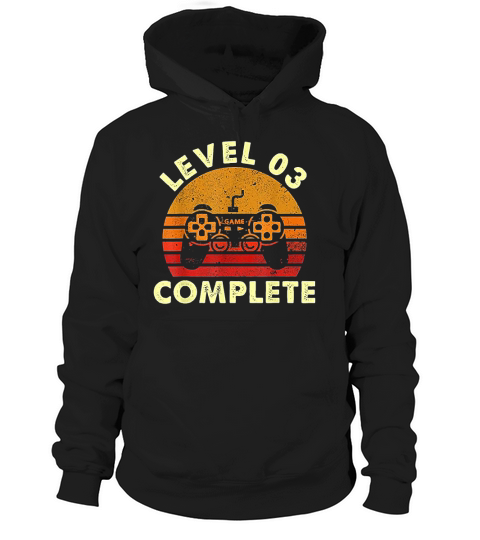 Level 3 Complete Vintage Celebrate 3rd Wedding Hoodie Unisex