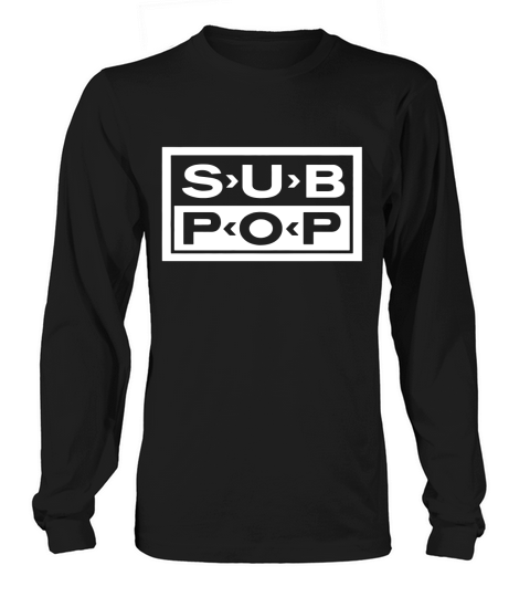 SUB POP RECORDS Long sleeved Unisex