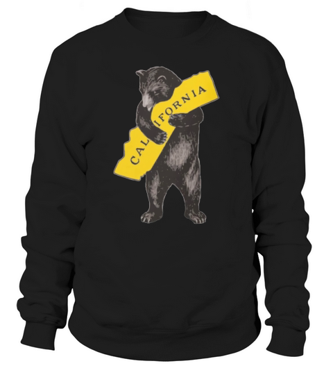 VINTAGE CALIFORNIA BEAR HUG ILLUSTRATION Sweatshirt Unisex