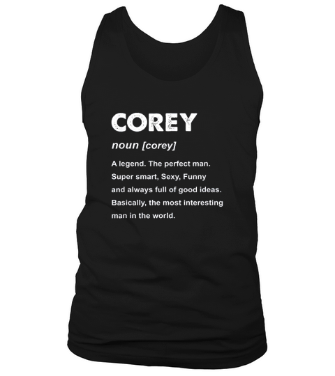 Corey Name Gift Tank Top Unisex