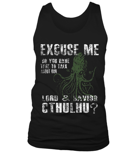 Lord & Savior Cthulhu Funny Parody Religion T-shirt Tank Top Unisex