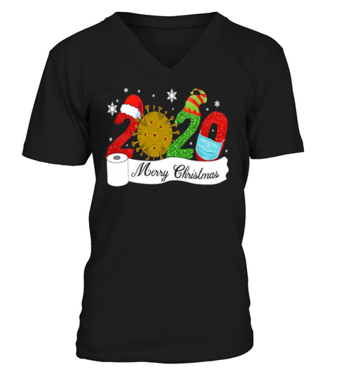 2020 Happy Christmas V-Neck T-shirt