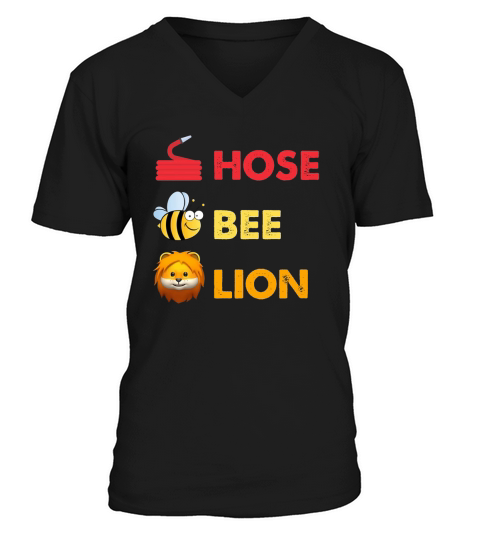 Hose Bee Lion Vintage V-Neck T-shirt