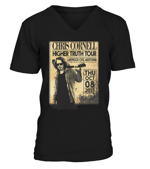 Inspired Chris Cornell Higher Truth V-Neck T-shirt