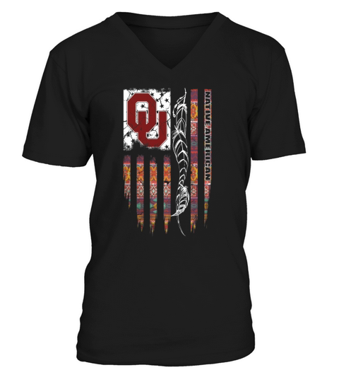 Oklahoma  Sooners V-Neck T-shirt