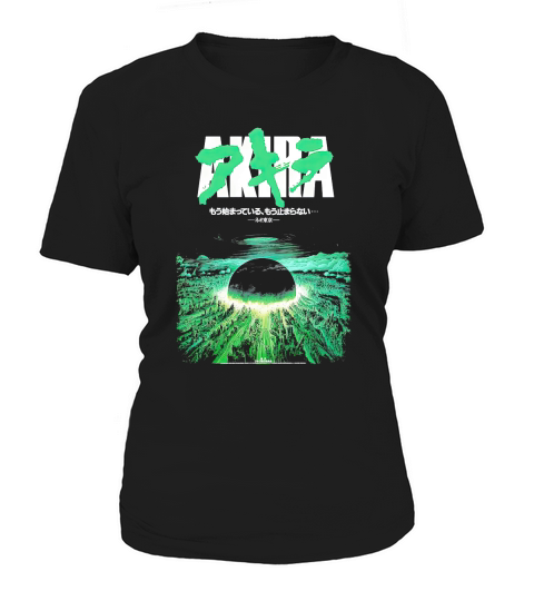 Akira Green Japanese Cyberpunk City Explosion Unisex Sweatshirt Women's T-Shirt