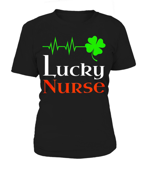 St Patricks Day Nurse T Shirt Lucky Irish Nursing Tee Gift Women's T-Shirt