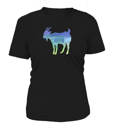 Water Color Goat Pet Water Color Gifts Zoologist Zoology Women's T-Shirt