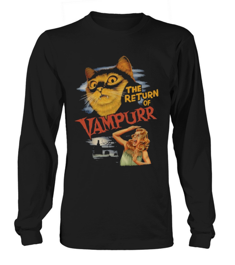 Cat Vampire The Return Of Vampurr Halloween Long sleeved Unisex