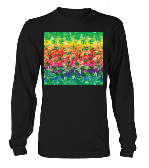 Marijuana Weed Hippie Tumbler Long sleeved Unisex