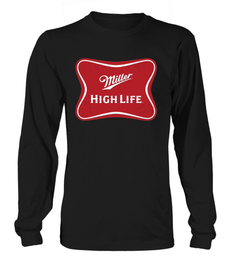 Miller High Life Beer Logo Long sleeved Unisex