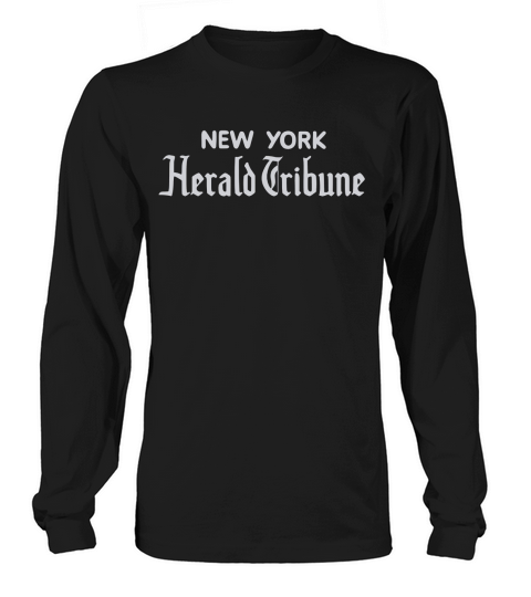 NEW YORK HERALD TRIBUNE Long sleeved Unisex