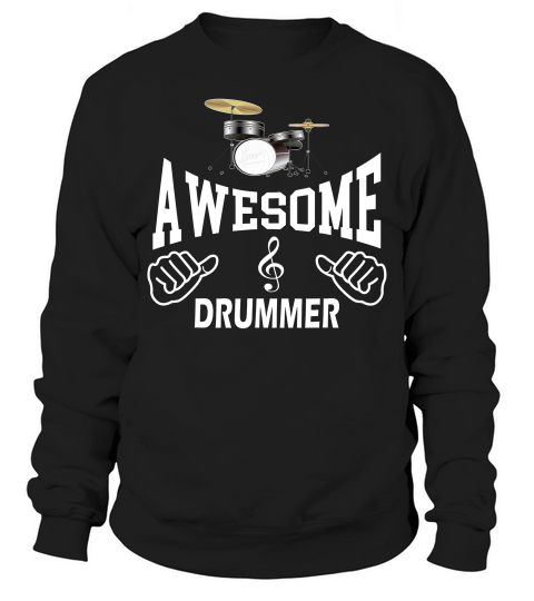 Drum Set Drummer Awesome Playing Drums Gift T-shirt Sweatshirt Unisex