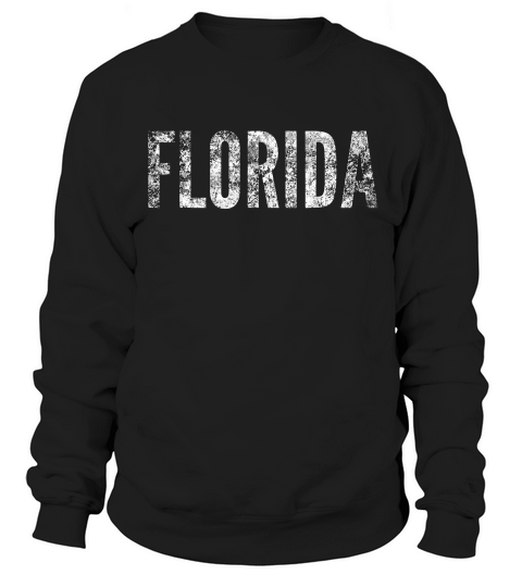 Florida Bold Distressed Style Florida Graphic T-shirt Sweatshirt Unisex