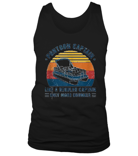 Drunk Captain Gift Grandpa Dad Gifts Tank Top Unisex