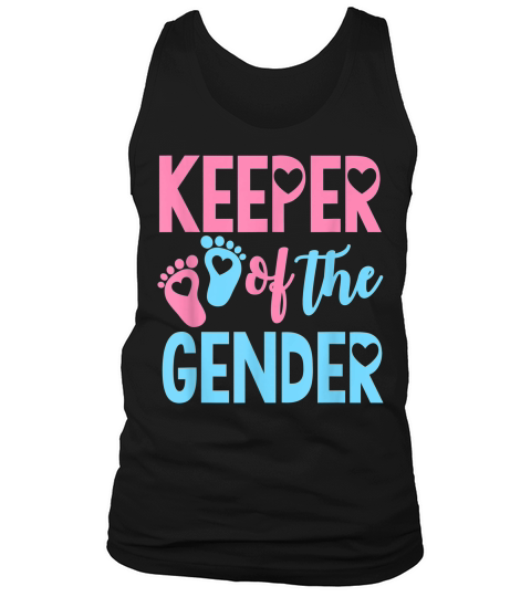 Keeper Of Gender Reveal Party Idea Baby Announcement T-shirt Tank Top Unisex