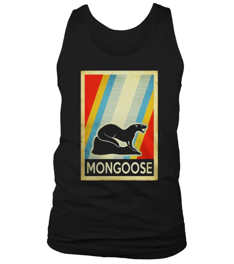 Vintage Style Mongoose Tshirt Tank Top Unisex