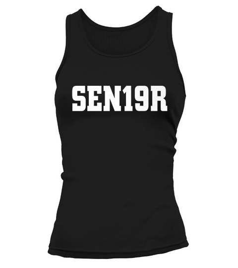 Sen19r Senior Graduate School Color White T-shirt Tank top Woman