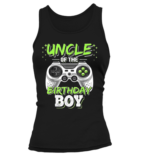 Uncle Of The Birthday Boy Matching Video Game Birthday Gift Tank top Woman