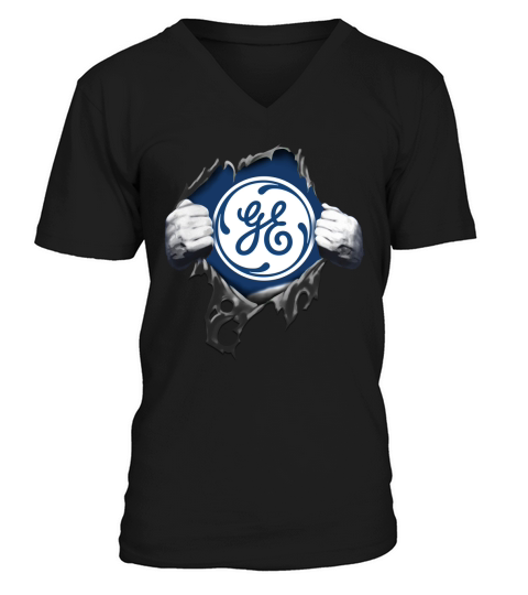 General Electric V-Neck T-shirt