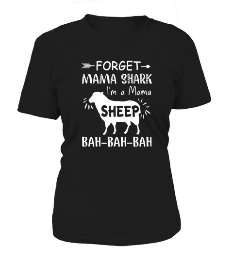 Forger Mama Shark Im A Mama Sheep Gift For Mother Women's T-Shirt