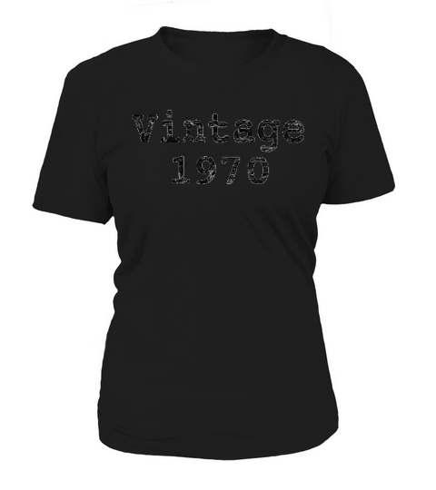 Vintage 1970 51th Birthday Gift Basic Gift Women's T-Shirt