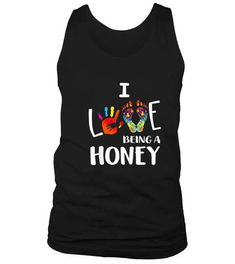 Grandma Gift I Love Being A Honey Colorful Tank Top Unisex