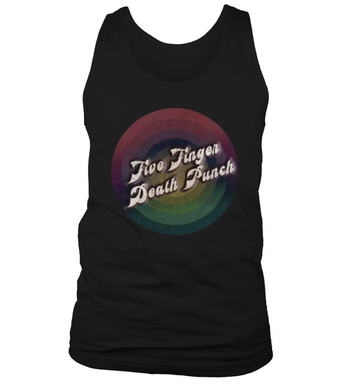 retro vintage circle Five Finger Death Punch Tank Top Unisex