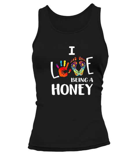 Grandma Gift I Love Being A Honey Colorful Tank top Woman
