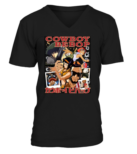 90s Vintage Cowboy Bebop Shirt V-Neck T-shirt