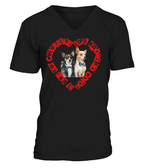 color blind Be Kind Not Colorblind V-Neck T-shirt