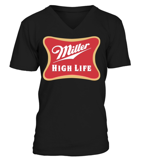 MIller High Life V-Neck T-shirt