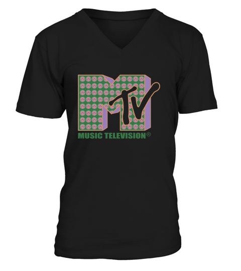 Music Television Gaga Now V-Neck T-shirt