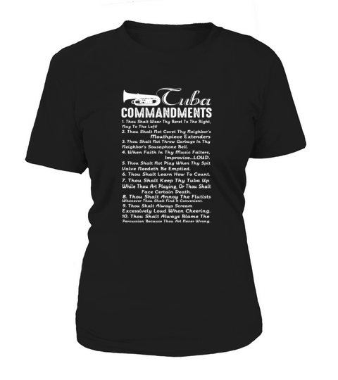 10 Tuba Commandments Shirt - Mens T-Shirt Women's T-Shirt