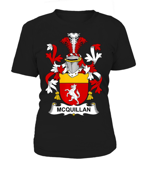 Mcquillan Coat Of Arms Family Crest T-shirt Women's T-Shirt
