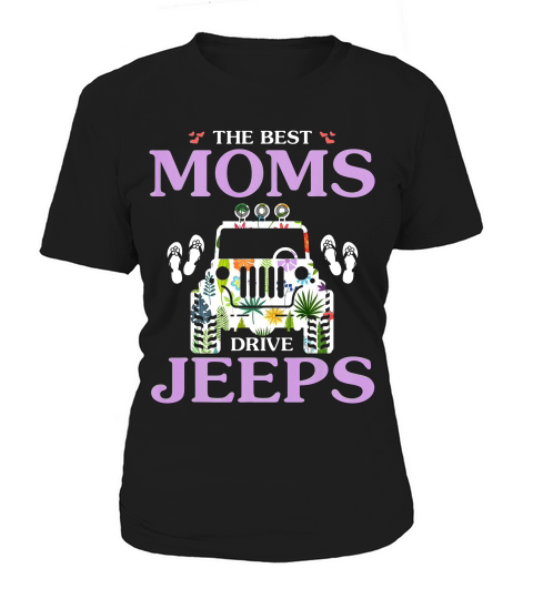 The Best Moms Drive Jeeps Cute Jeeps Flip Flops Offroad T-shirt Women's T-Shirt