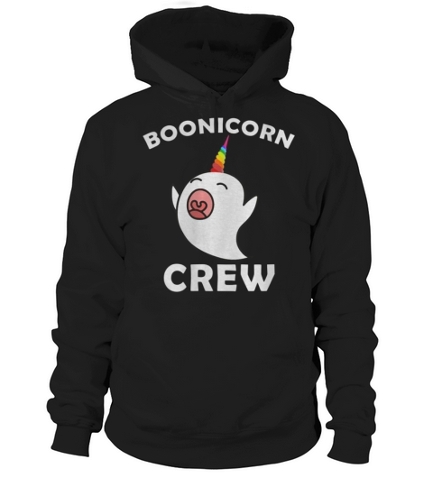 Boonicorn Crew, Cute Halloween Unicorn Ghost Hoodie Unisex