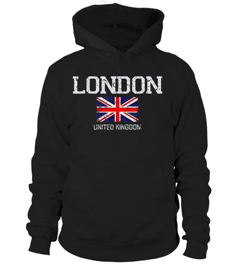 Vintage London United Kingdom Gift Hoodie Unisex
