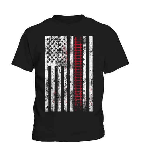 Railroad Tracks Mechanic Vintage American Flag T-shirt Kids T-Shirt